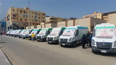الكشف الطبي بالمجان على 1682 مواطنًا في قافلة طبية بدمياط