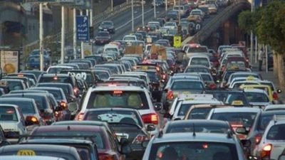 حالة المرور المسائية بشوارع ومحاور وميادين القاهرة والجيزة