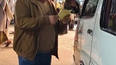  ضبط 270 مخالفة تقسيم خطوط السير لسيارات السرفيس بالجيزة 