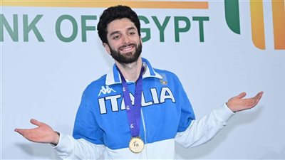 صاحب ذهبية «الشيش»: سعيد بالتتويج على أرض مصر والفوز كان صعبًا