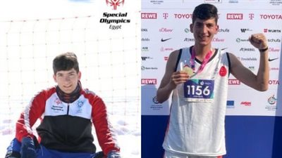 محمود البهواشي.. حلم جديد فوق الثلج بالألعاب العالمية للأولمبياد الخاص