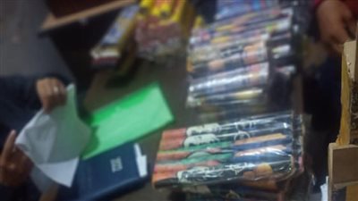 ضبط ألعاب نارية وتحرير101 مخالفة تموينية متنوعة بالمنيا