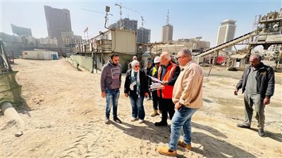 وزير الإسكان يتابع سير العمل بمشروع تطوير منطقة مثلث ماسبيرو