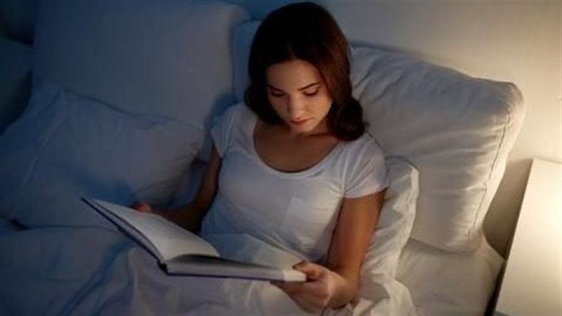 القراءة قبل النوم