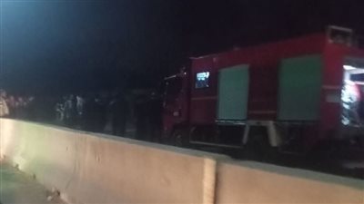 السيطرة على حريق هائل فى مخزن خرده على طريق شنوان بالمنوفية