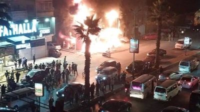 الحماية المدنية تسيطر على حريق  داخل محل مراتب بفيصل دون إصابات