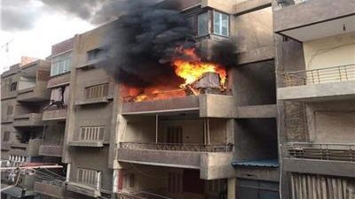 السيطرة على حريق داخل شقة سكنية في منطقة الأسمرات دون إصابات