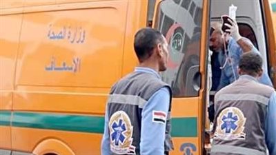 إصابة طالب ثانوي بالمنوفية بسبب تصادم دراجته النارية بسيارة ميكروباص 