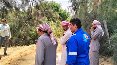 «مياه القناة»: استخراج جذور الأشجار من شبكات قرية ميت ابو الكوم