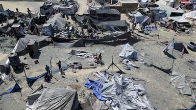 مجزرة جديدة في خان يونس: خيام النازحين تتحول إلى رماد وارتفاع حصيلة الشهداء