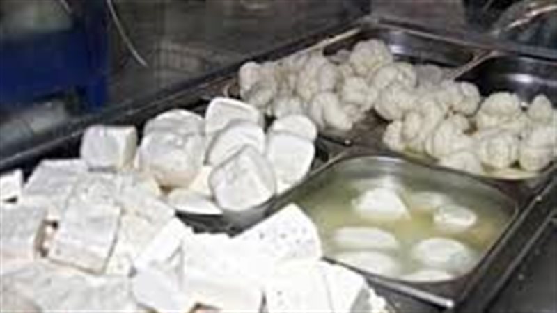 ضبط أطنان من الجبن