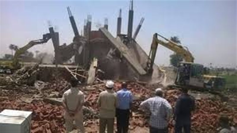 إزالة 34 حالة تعدي