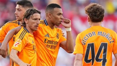 ريال مدريد يعبر إشبيلية بثنائية مبابي وبيلينجهام في الدوري الإسباني