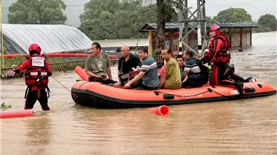 أمطار غزيرة تقتل 5 أشخاص فى الصين.. والسلطات تحذر من كوارت جيولوجية