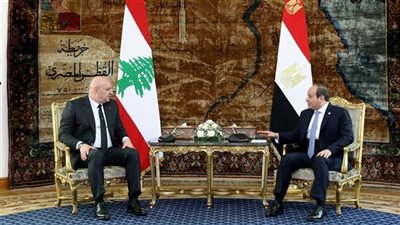 الرئيس السيسي يؤكد استمرار مساعي مصر مع مختلف الأطراف لانسحاب إسرائيل من لبنان