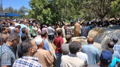 فرحه كان في العيد.. أهالي المحمودية بالبحيرة يشيعون جثمان ممرض مستشفي دمنهور 