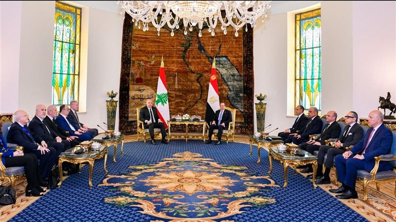 السيسي ونظيره اللبناني