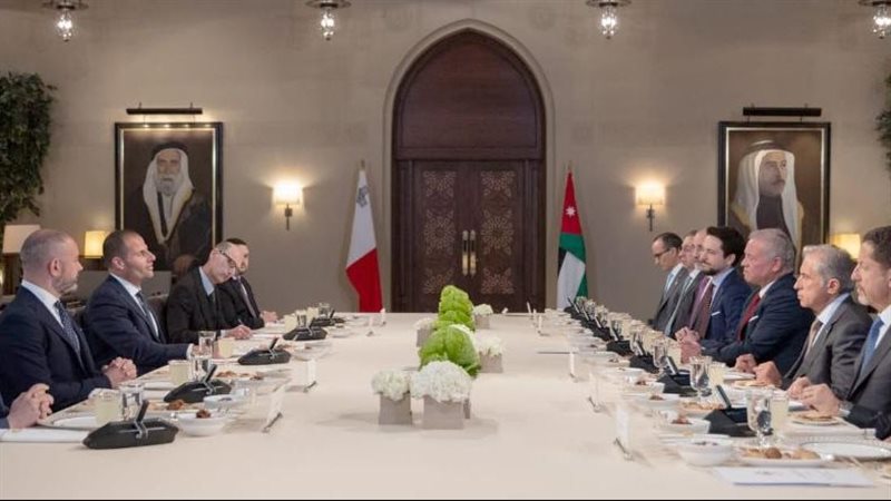 لقاء العاهل الأردني