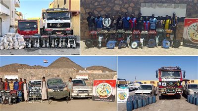 نشاط مكثف لقوات حرس الحدود على كافة الإتجاهات الإستراتيجية للدولة 