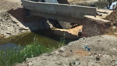 التحفظ على سائق سيارة تريلا تسبب  فى انهيار احد الكبارى فى البحيرة