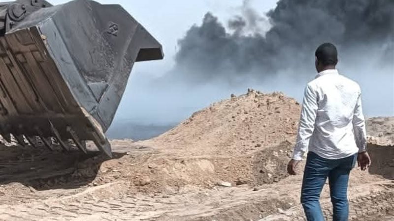 آثار الحريق