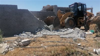 ضمن الموجة 26.. إزالة 17 حالة تعد على أراضي زراعية بجنوب بورسعيد  