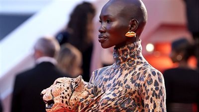 إطلالة نمر مثيرة للجدل على السجادة الحمراء في مهرجان كان.. ما القصة؟