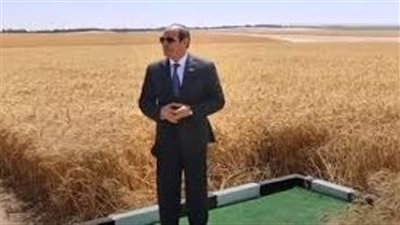 الرئيس السيسي يشهد افتتاح عدد من المشروعات الزراعية 
