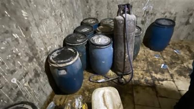 ضبط 625 كيلو جرام طحينة مغشوشة في مخزن غير مرخص بالخانكة