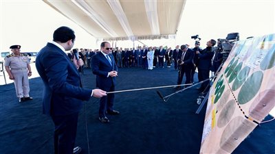 13.5 مليون فدان.. السيسي: «مستقبل مصر» خطوة لتعزيز الأمن الغذائي 