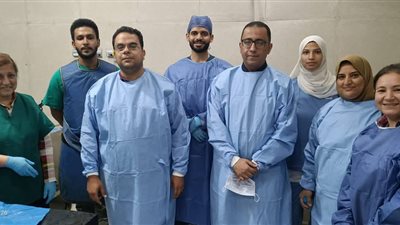 لأول مرة بمستشفى مبرة أسيوط : إجراء منظار للقنوات المرارية باستخدام C_ Arm