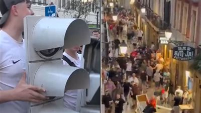 قبل ساعات من النهائى.. الجمهور الإنجليزي يتبادل الضرب في شوارع إسبانيا