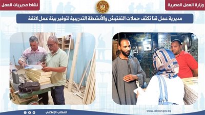 العمل: إصدار 172 شهادة قيد وإجراء 28 تفتيش دوري بمحافظة قنا  