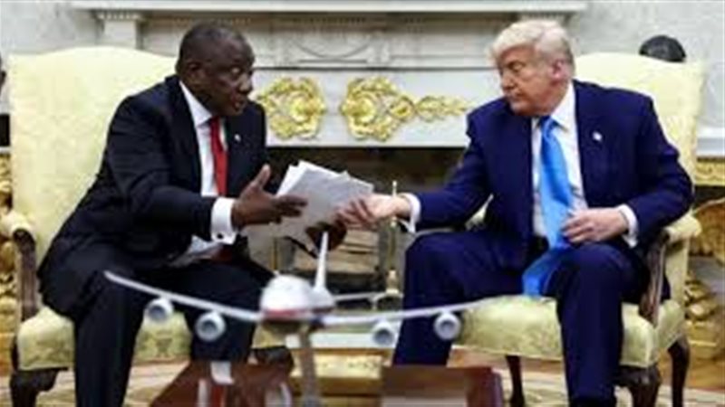 ترامب و سيريل رامافوزا