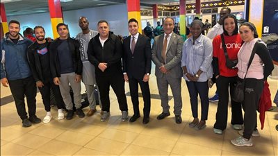 منتخب مصر يصل غينيا للمشاركة في البطولة الإفريقية للسامبو