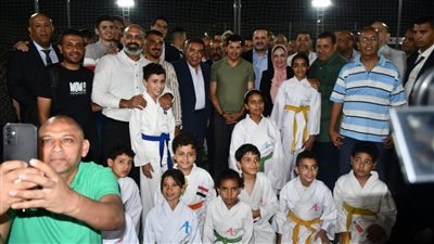 وزير الشباب والرياضة ومحافظ الدقهلية يفتتحان منشآت نادي المنصورة الجديد بجمصة