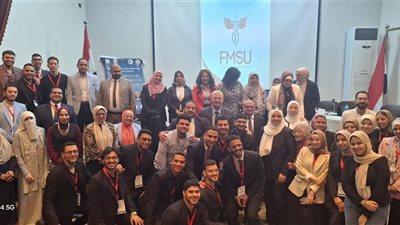طب بني سويف تنُظم المؤتمر العلمي الطلابي الأول بالتعاون مع نقابة الأطباء
