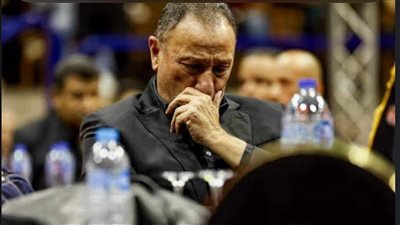 حسام وإبراهيم حسن يتقدمان بالتعازي في وفاة شقيقة الخطيب