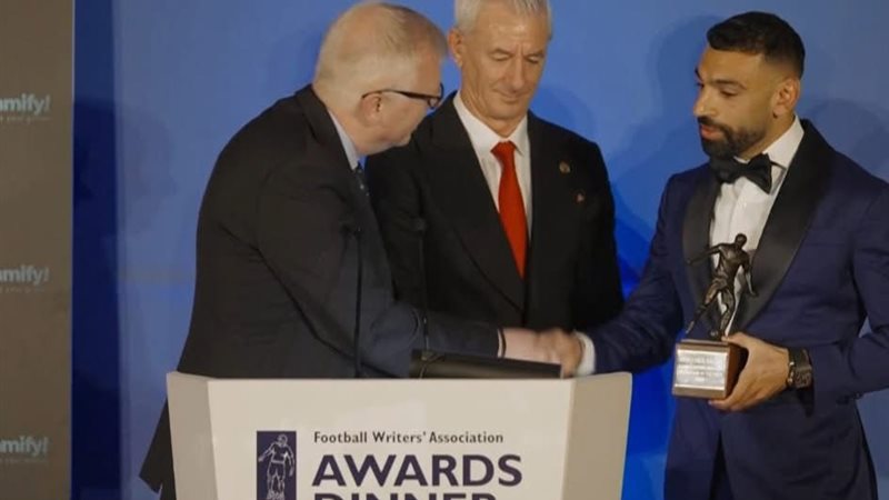 محمد صلاح لحظة فوزه
