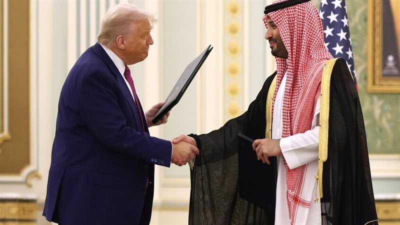 محمد بن سلمان ودونالد