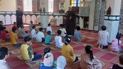 لقاءات بالأطفال ومقراة بقافلة توعوية للأوقاف بمركز ناصر في بني سويف