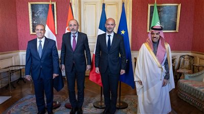 بحضور فرنسي .. بيان مشترك لمصر والسعودية والأردن بشأن الوضع في غزة 