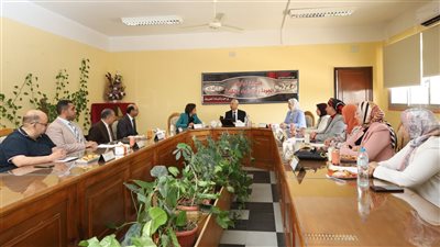رئيس جامعة المنيا يستعرض الرؤية المستقبلية لتطوير الأداء البحثي