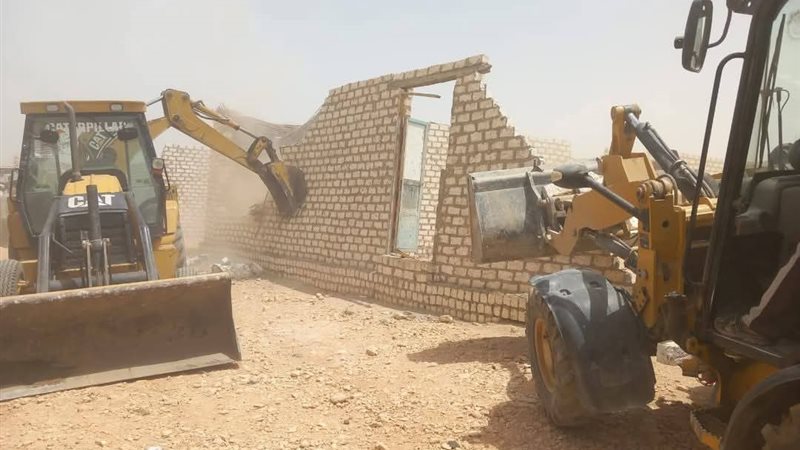 جانب من إزالة التعديات
