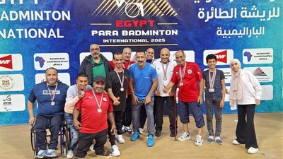 فريق البارا لمحافظة السويس يحصد 20 ميدالية ببطولة التحدي للريشة الطائرة