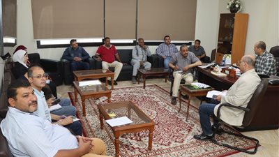 بني سويف: بحث آليات ومقترحات الاستفادة من سوق ترعة البوصة 