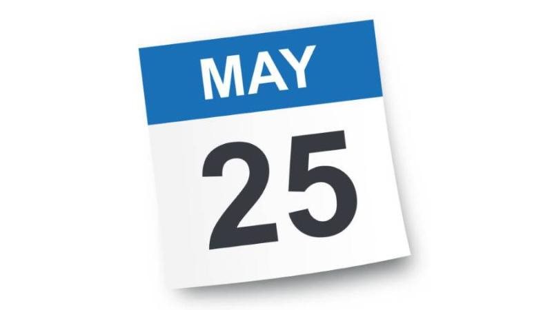 تاريخ اليوم 25/5/25