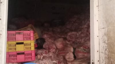 ضبط  6 طن لحوم فاسدة في حملة تموينية ببني سويف