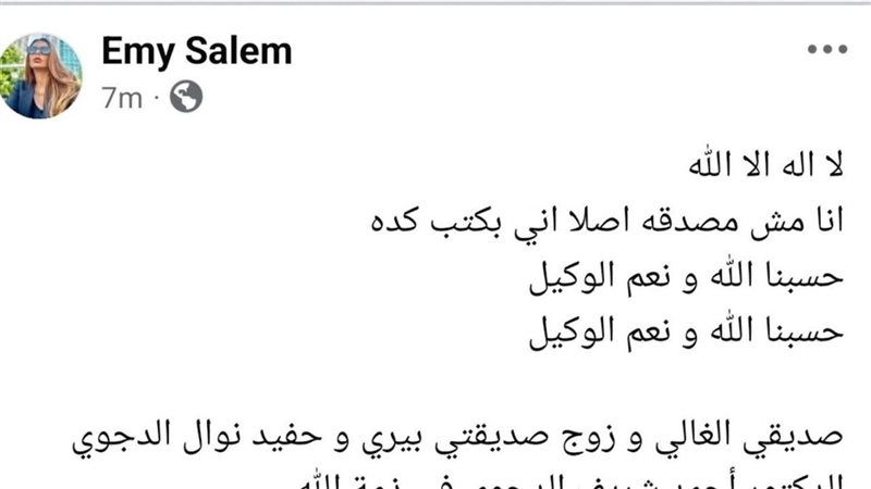 منشور إيمى سالم