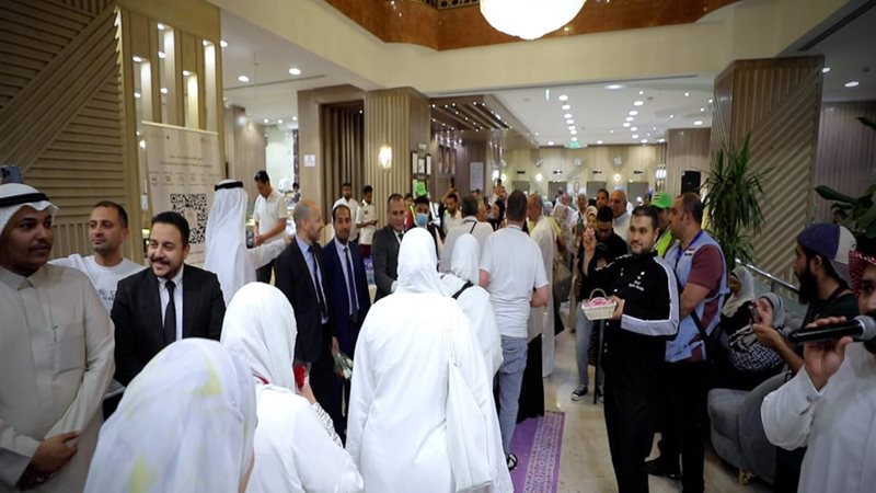 استقبال حجاج بعثة